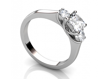 diamond tirlogy ring MW53 image one