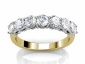 Multi diamond rings MY56 raised view