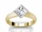 yellow and white gold rings SYP41 raised view 