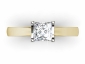 diamond engagement ring SYP48 birds eye view