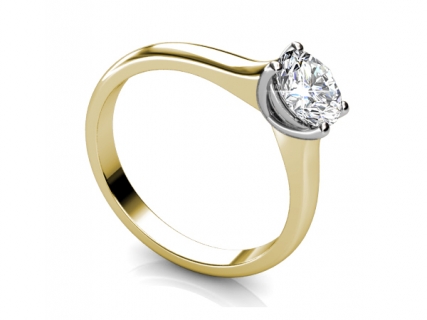 Diamond ring SYR14 profile view 