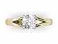 yellow gold split shank engagement rings SYR15 birds eye view 