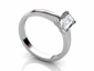 Emerald engagement rings SPAF07 profile view