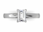 Emerald engagement rings SPAF07 birds eye view