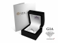 bezel set solitaire diamond princess cut ring SPAP41 in box
