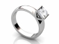 solitaire ring princess cut diamond SPAP51 profile image  