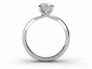 engagement ring SPP47 through finger image 