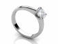 Solitaire ring profile view SPR19 