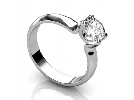 Engagement ring SPR21 profile view