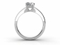 engagement rings SPR64  through finger view