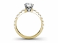  Diamond ring SAY36 through finger view