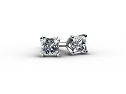 0.50CT EPCW003 earrings front view