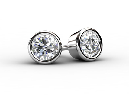 ERBW06 Diamond Earrings front