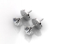 Diamond earrings ERCW05 view two