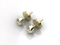 Gold earrings ERBY03 birds eye view
