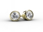 GOLD ERBY05 earrings 0.80ct front view