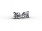EPCP003 earrings 0.50ct front view 