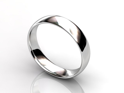 Platinum elipse wedding ring WGPA02 